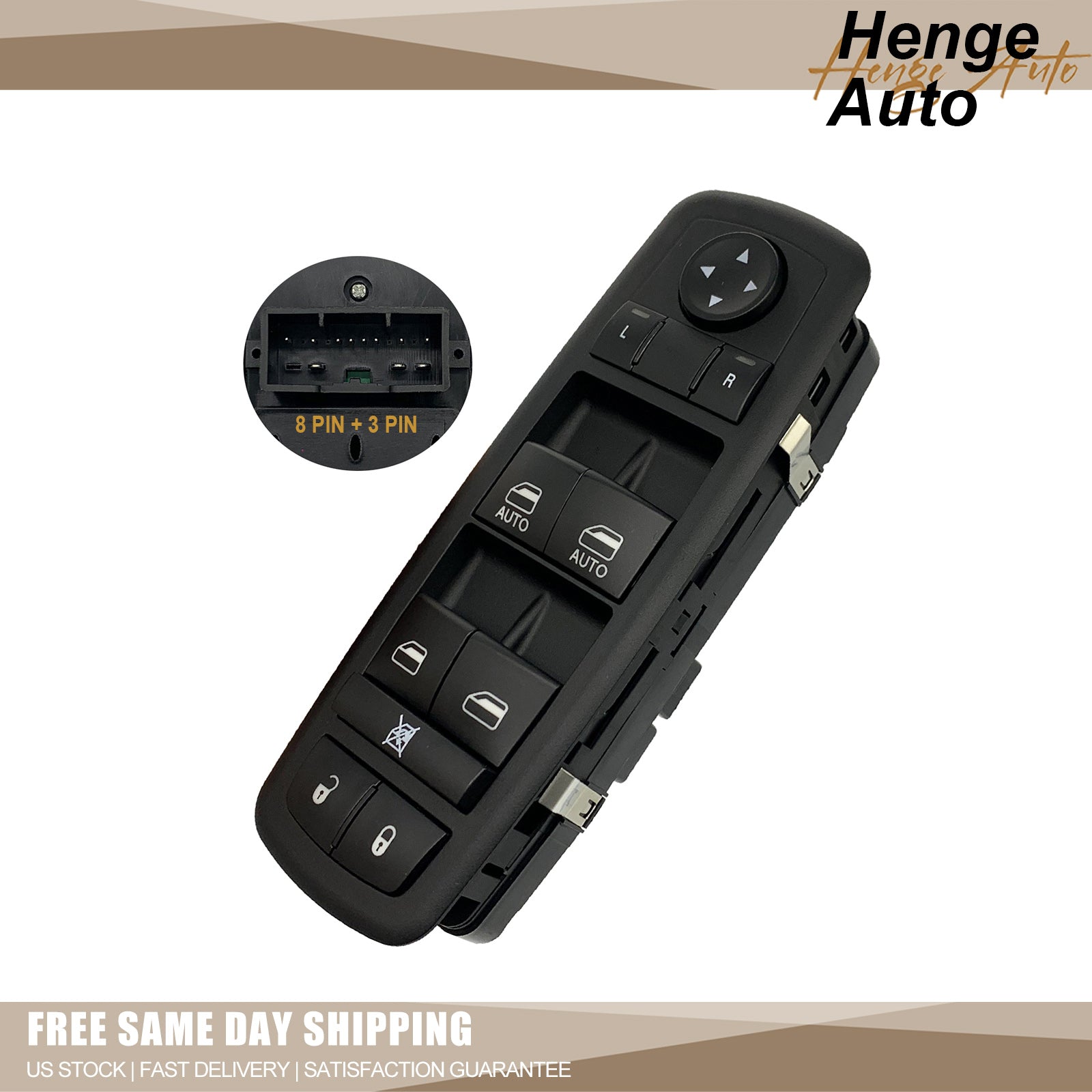 Power window switch Fit for 2011-2012 Chrysler 300 Replace