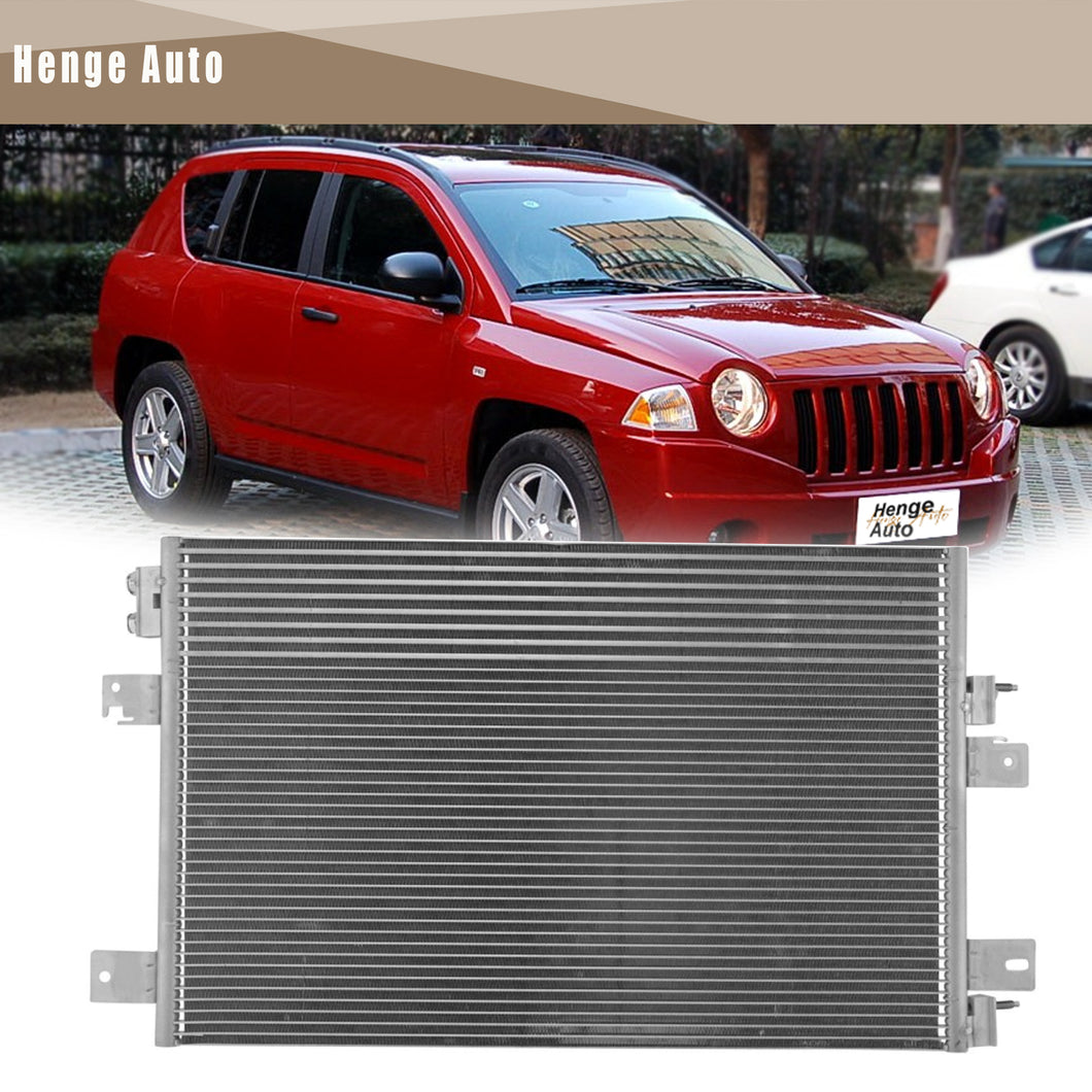 Aluminum AC Condenser Fit For 2007-2012 Jeep Compass 2.4 Chrysler Dodge Fits 3586