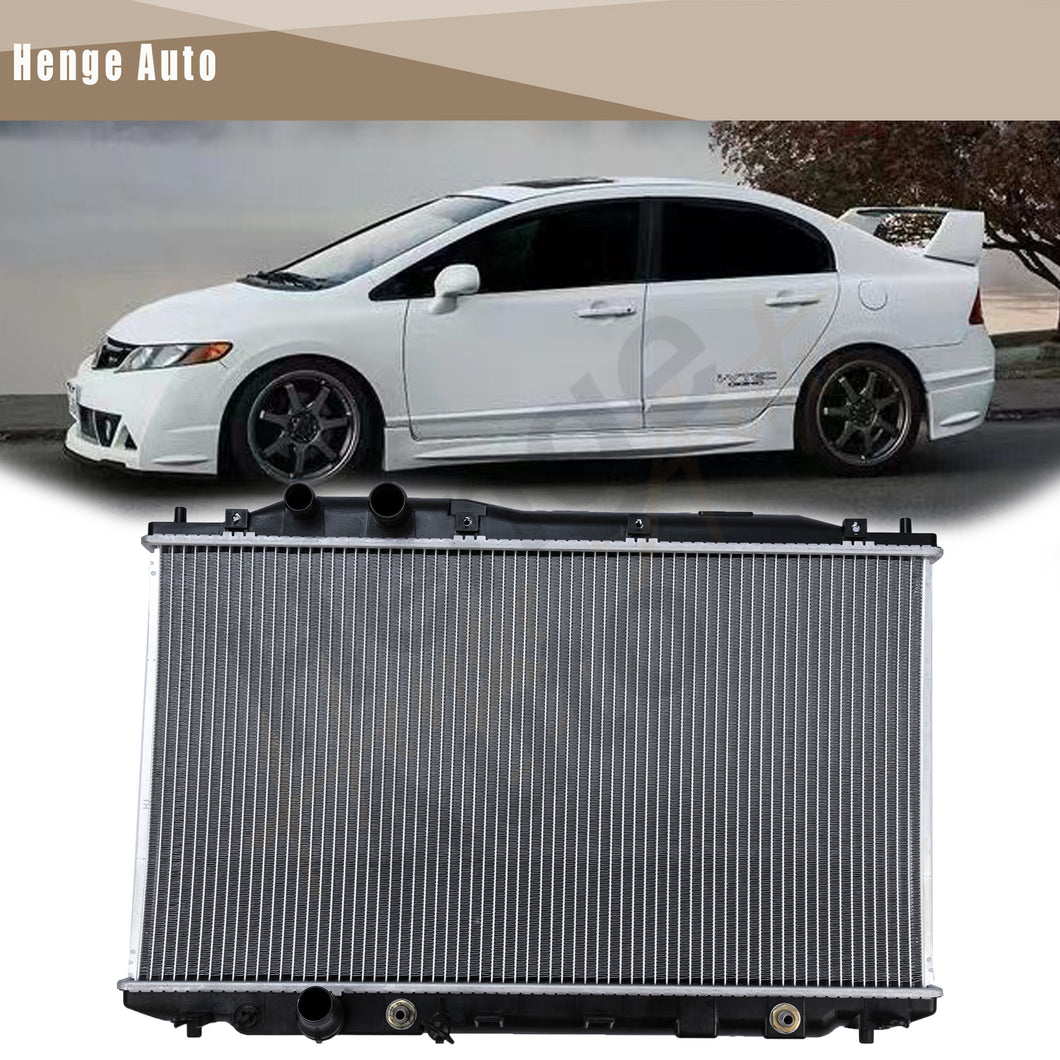 Aluminum Radiator Assembly Fit For 2006-2011 Honda Civic 2.0L With Oil Cooler (AT)