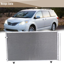 Load image into Gallery viewer, AC Condenser Aluminum For 2011-2016 Toyota Sienna 3.5L 2.7L Fits 3869 TO3030315
