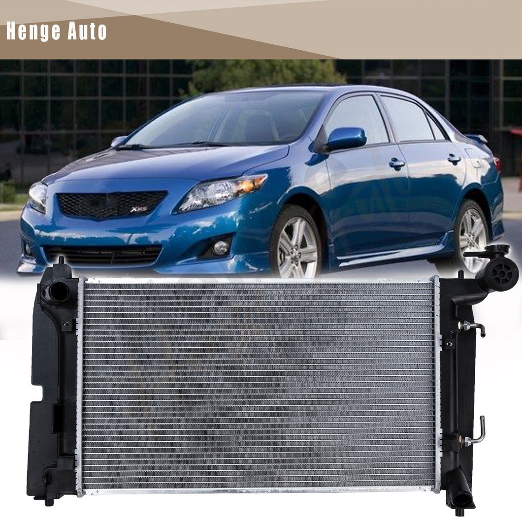 Aluminum Radiator Assembly Fit For 2003-2008 Pontiac Vibe Toyota Corolla Matrix TO3010271