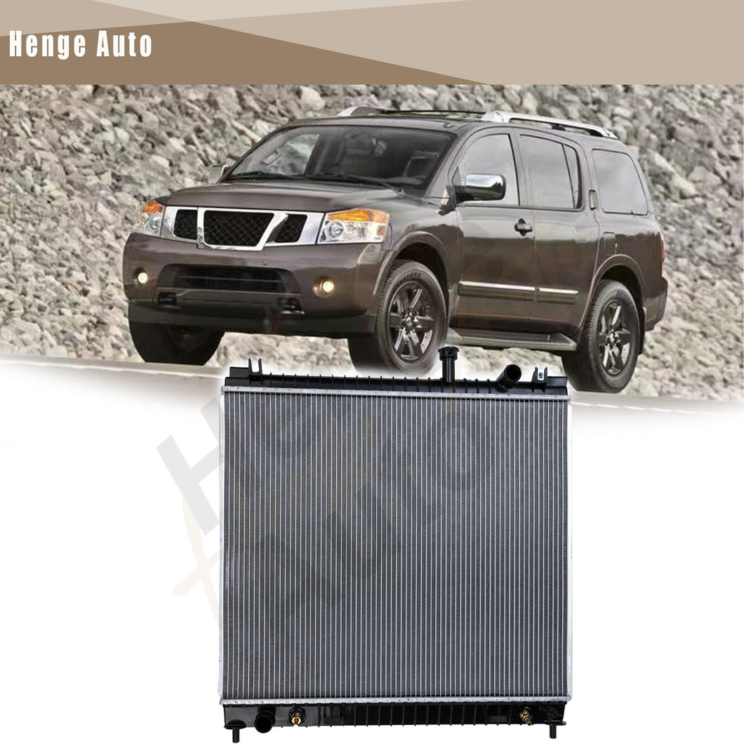 Aluminum Radiator Assembly Fit For 2005-2015 Nissan Armada Titan 2004-2010 Infiniti QX56 2691