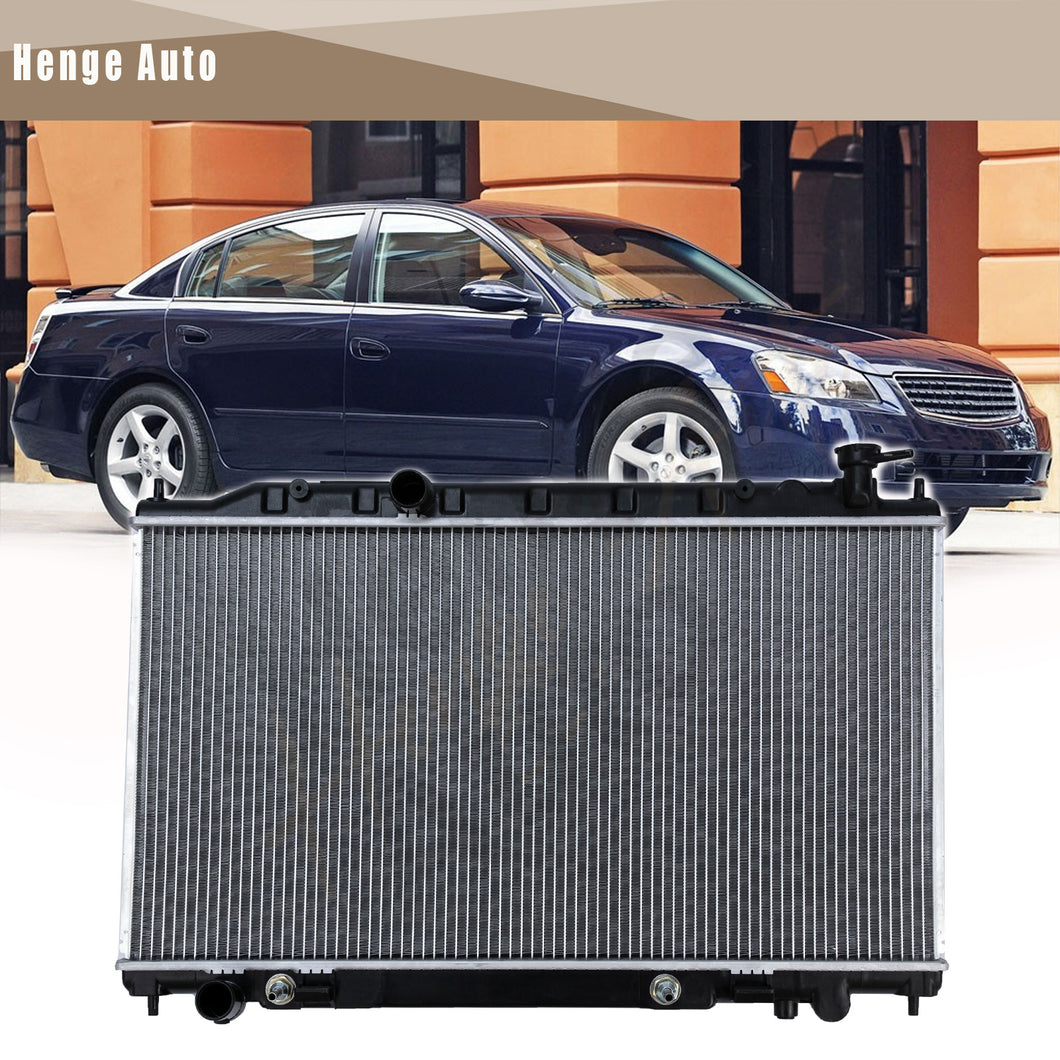 Aluminum Radiator Assembly Fit For 2002-2006 Nissan Altima Base S SL 2.5L L4 2414