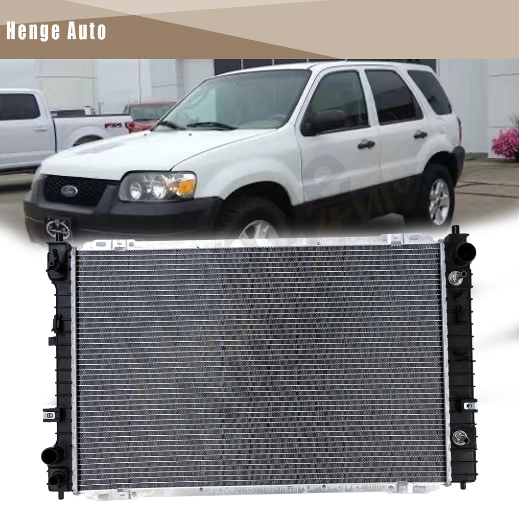 Aluminum Radiator Assembly Fit For 2001-2007 Escape 2001-2004 Tribute 2005-2008 Mariner V6 3.0L 2307