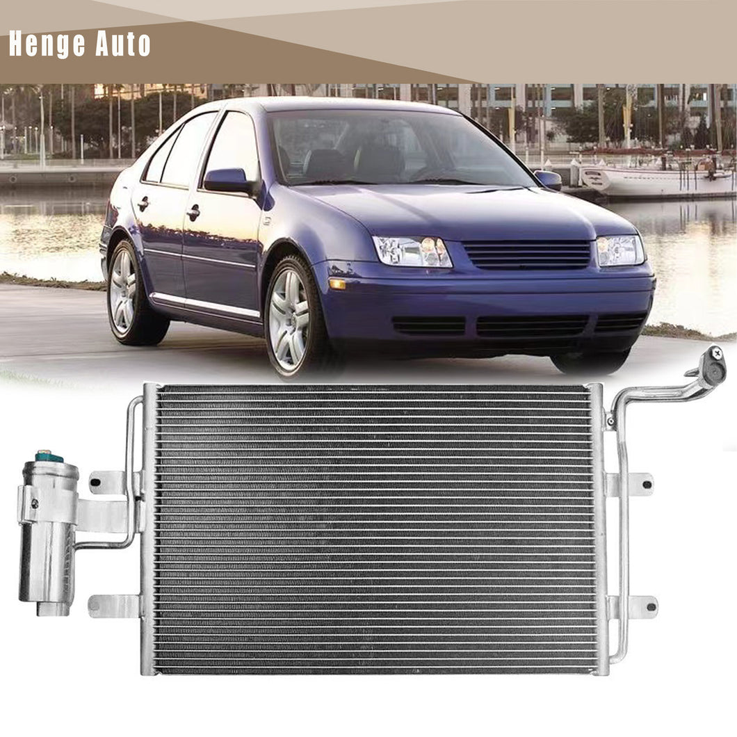 Aluminum AC Condenser Fit For 1999-2005 Volkswagen Jetta Golf Beetle Audi TT Fits 4933