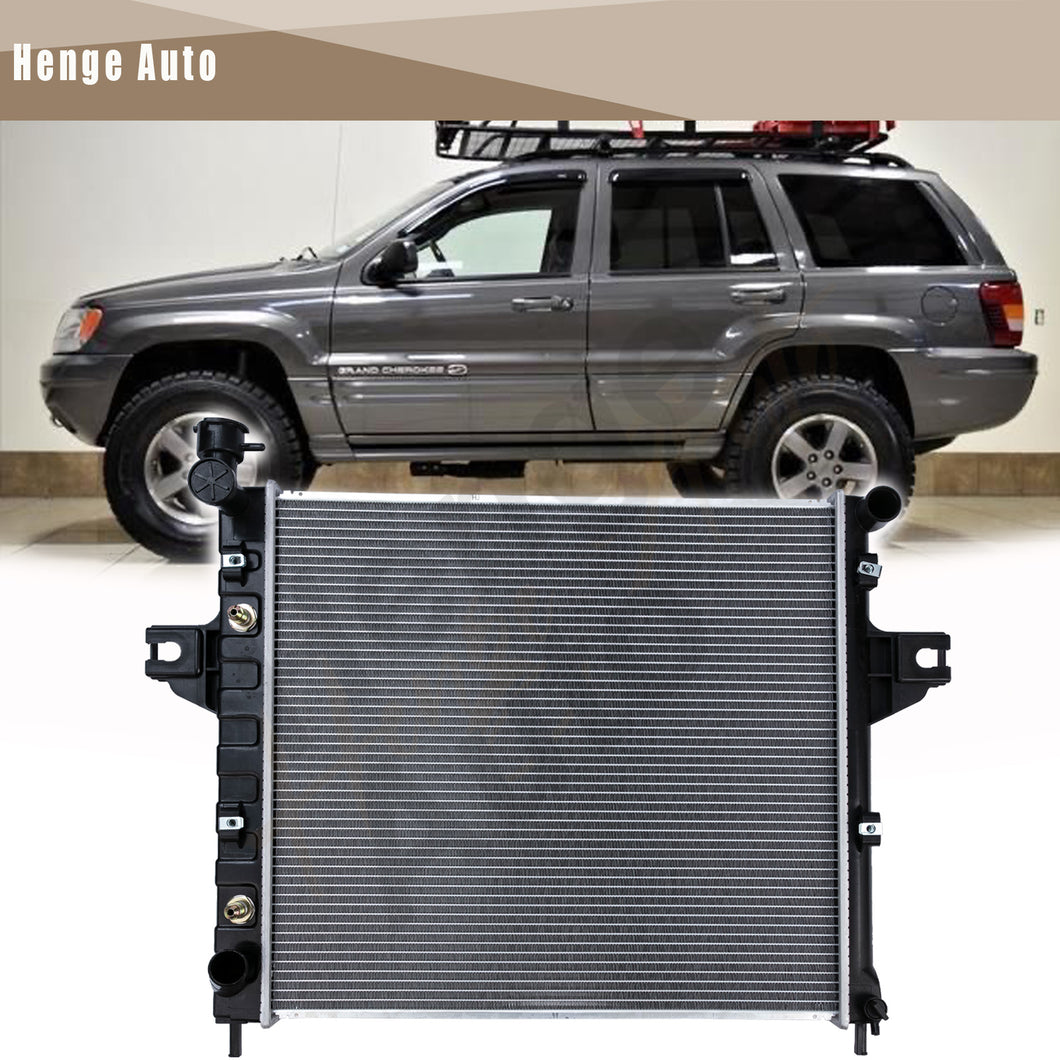 Aluminum Radiator Assembly Fit For 1999-2004 Jeep Grand Cherokee 4.0L CH3010309