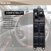 Load image into Gallery viewer, Front Driver Side Master Power Window Switch Compatible with 2002-2006 Toyota Camry,2005-2007 Toyota Tacoma,2004-2006 Scion xA xB Replace OE 8482033170 84820AA070 901705
